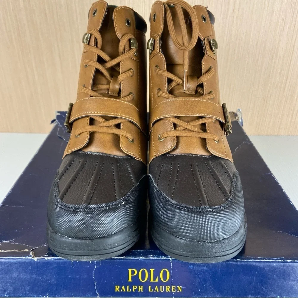 Polo Ralph Lauren Colbey Mid II Boots Brown Black Size 7 (men’s) 8.5 women’s